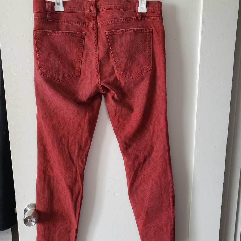 Current Elliott Vintage Python Print Jeans - image 3